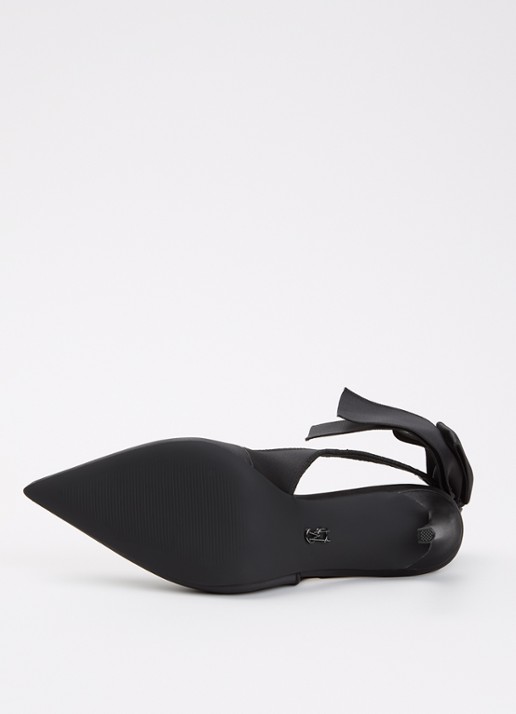 Steve Madden Teacup slingback met strikdetail - detail 5 zwart
