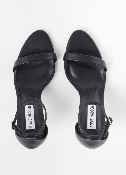 Steve Madden Tecy sandalette van leer - detail 2 zwart