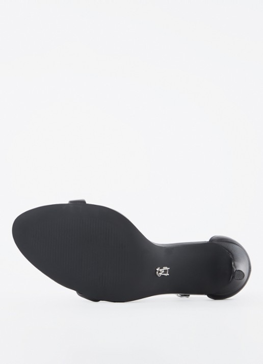 Steve Madden Tecy sandalette van leer - detail 3 zwart