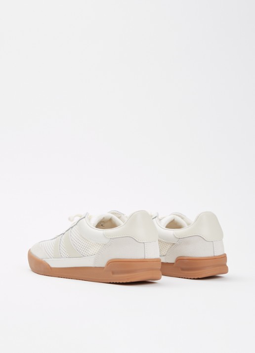 Steve Madden Verdict sneaker met suède details - achterkant 2 wit