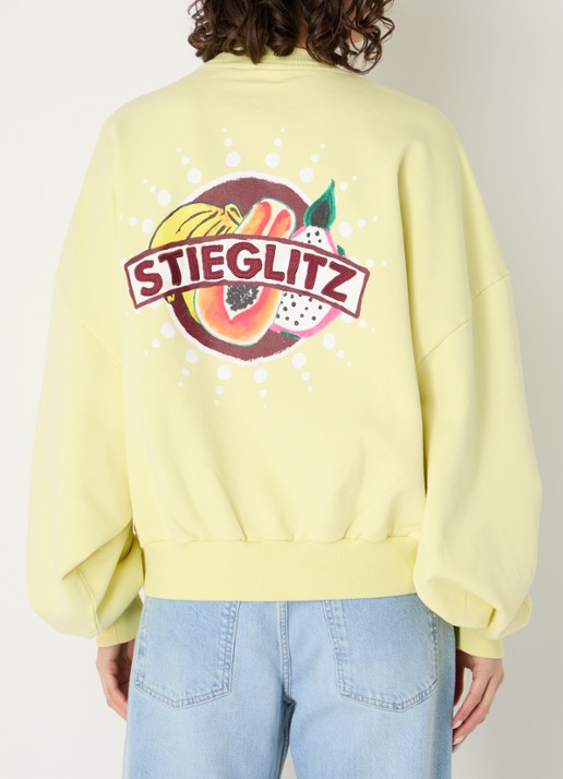Stieglitz Cindy sweater met logo- en backprint