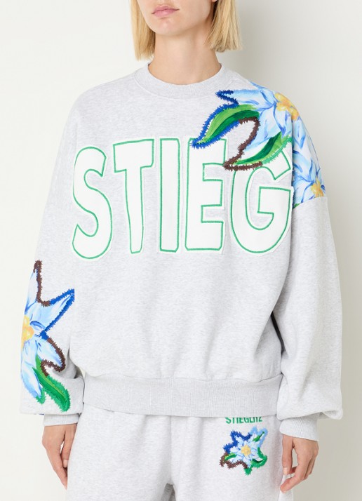 Stieglitz Eliza oversized sweater met logo