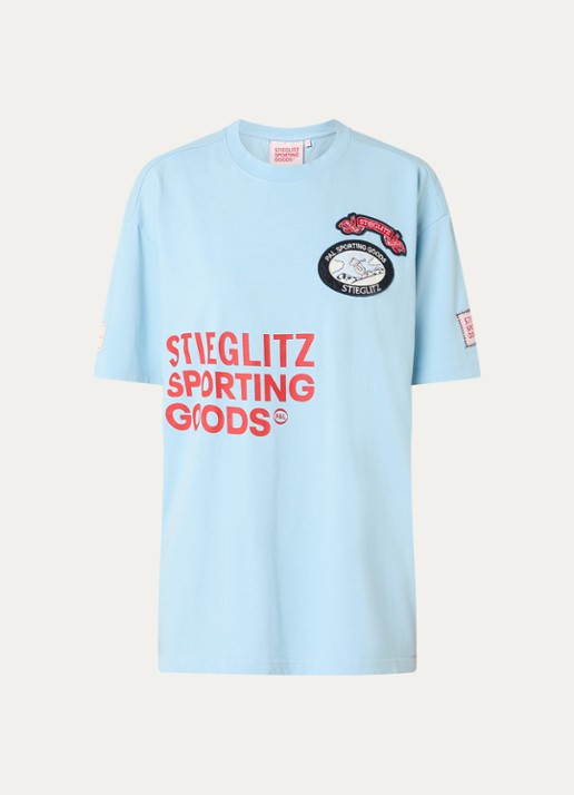 Stieglitz Jaimey oversized T-shirt met logo en print