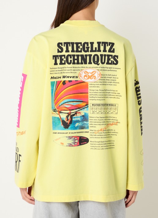 Stieglitz Monica longsleeve met logo- en backprint