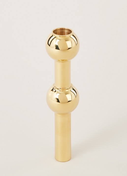 STOFF Nagel Kandelaar 10 cm - voorkant 2 goud