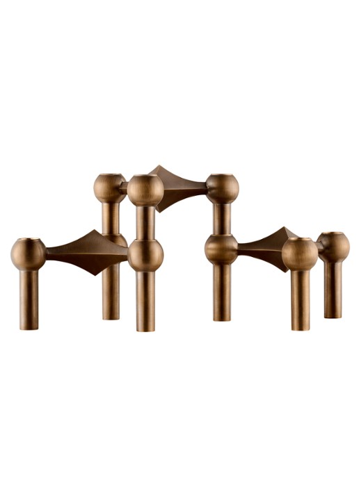 Stoff Nagel Kandelaar 6,9 cm set van 3