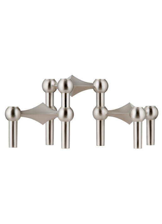 Stoff Nagel Kandelaar 6,9 cm set van 3