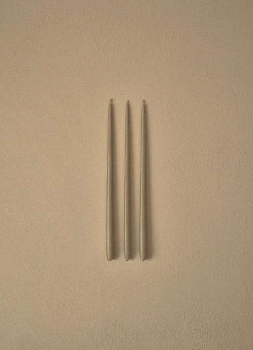 Stoff Nagel Stoff Nagel Ester & Erik kaars set van 6   - voorkant 2 groen