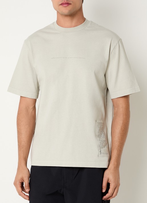 Stone Island 00001 T-shirt met logoprint