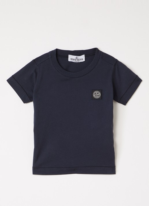 Stone Island 00002 T-shirt met logoborduring