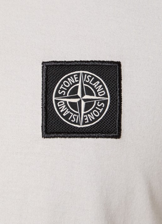 Stone Island 11002 T-shirt met logo - detail 5 grijs