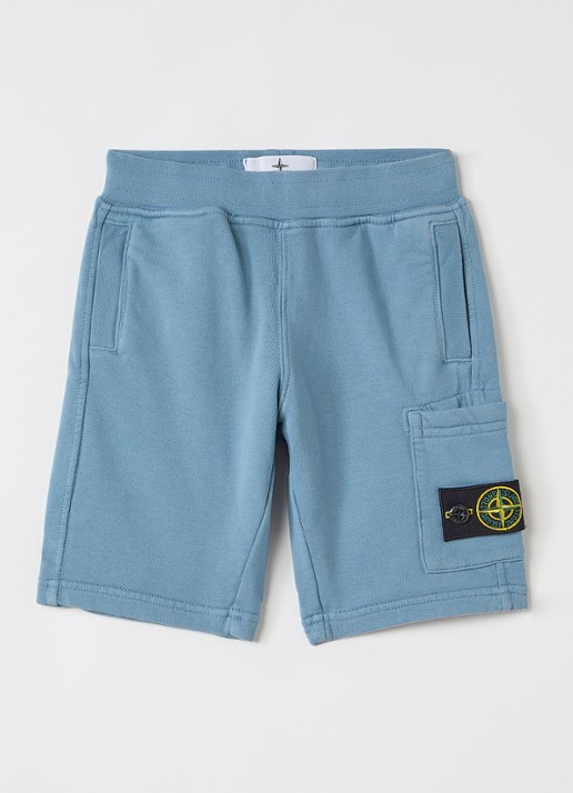Stone Island 200006 straight fit korte joggingbroek met opgestikte zak