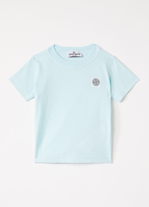 Stone Island 21000 T-shirt met logoborduring