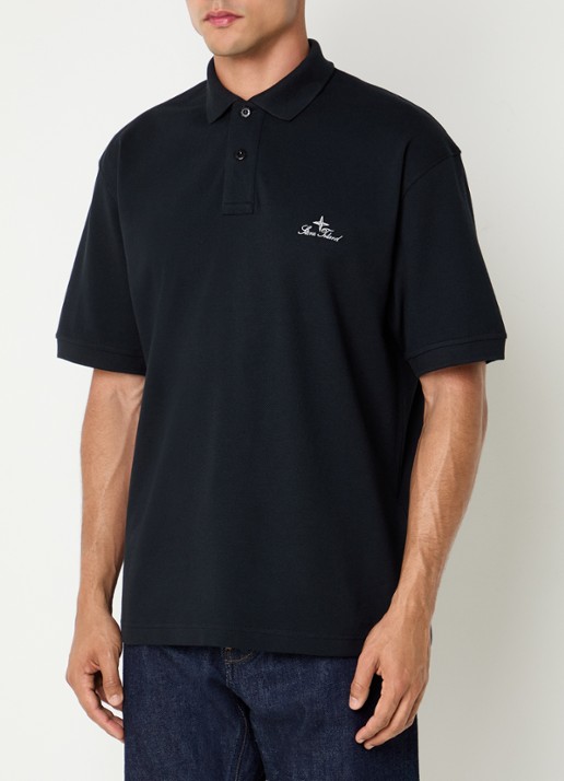 Stone Island S0039 regular fit polo met logoborduring