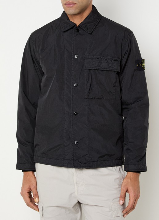 Stone Island 77087 jack met borstzak en logo