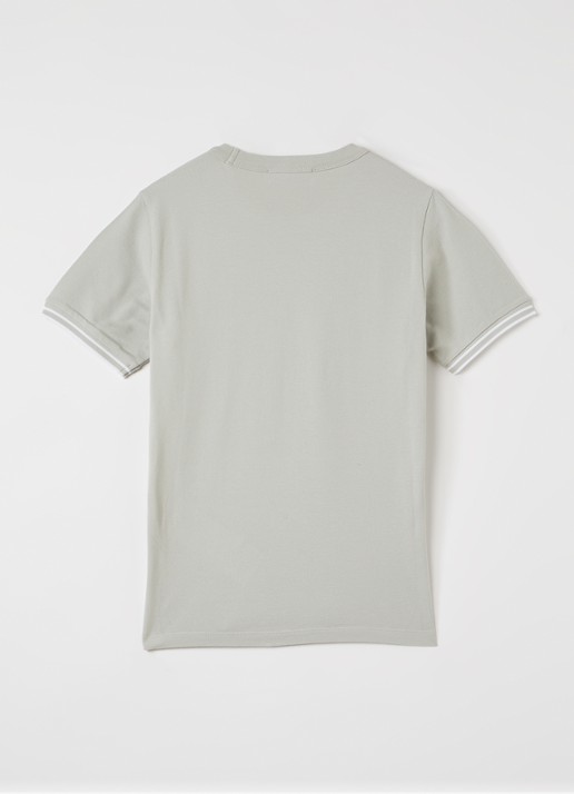 Stone Island 80538 T-shirt met logo - voorkant 2 lindegroen