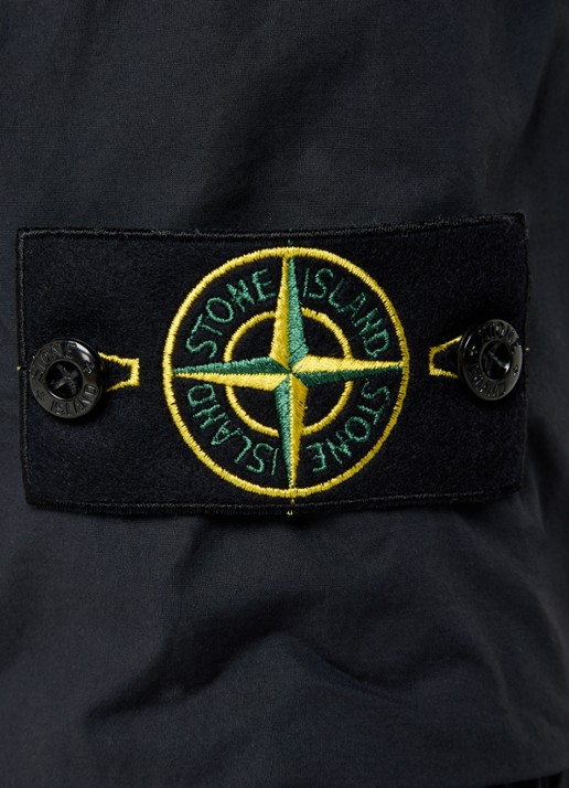 Stone Island 93582 tapered fit cargobroek met steekzakken en logo - detail 3 donkerblauw