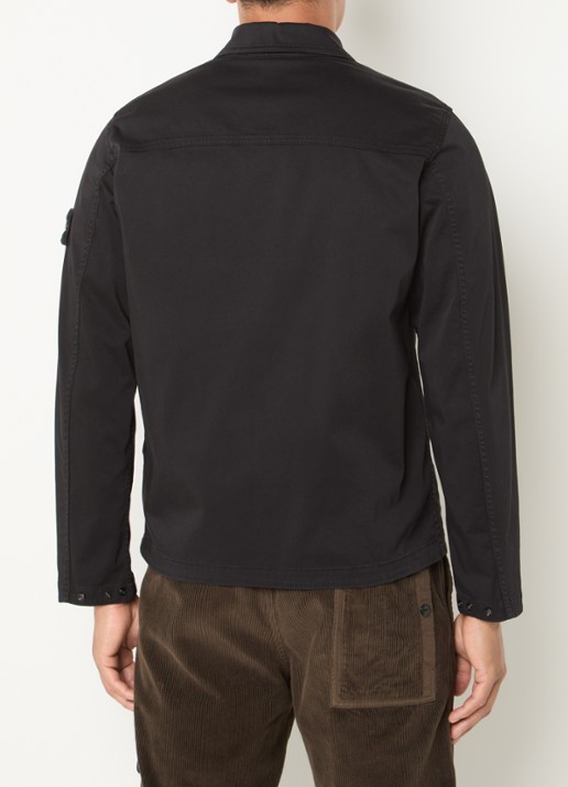 Stone Island S0012 jack met borstzakken - achterkant 5 zwart