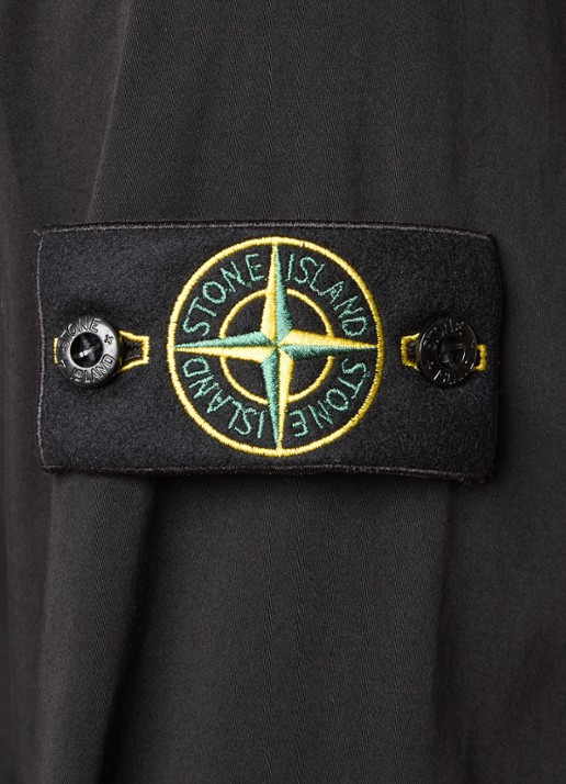 Stone Island S0012 jack met borstzakken - detail 4 zwart