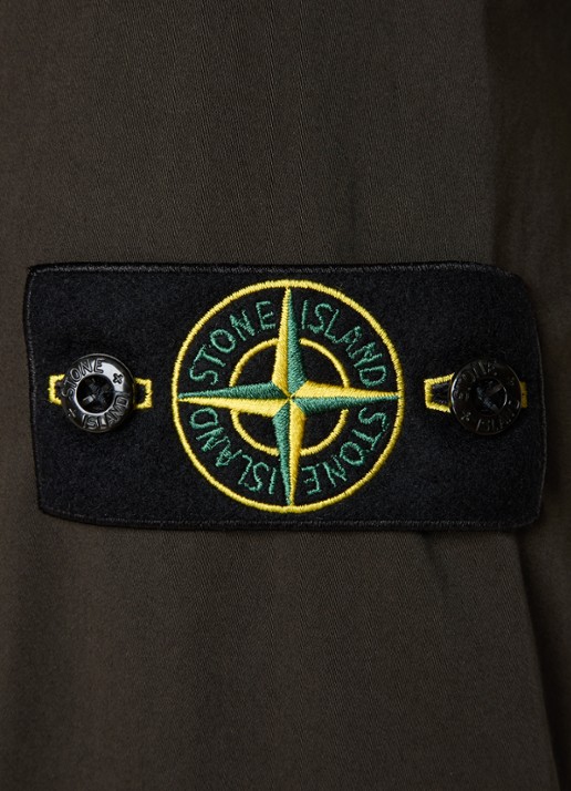 Stone Island S0012 jack met borstzakken - detail 4 bruin