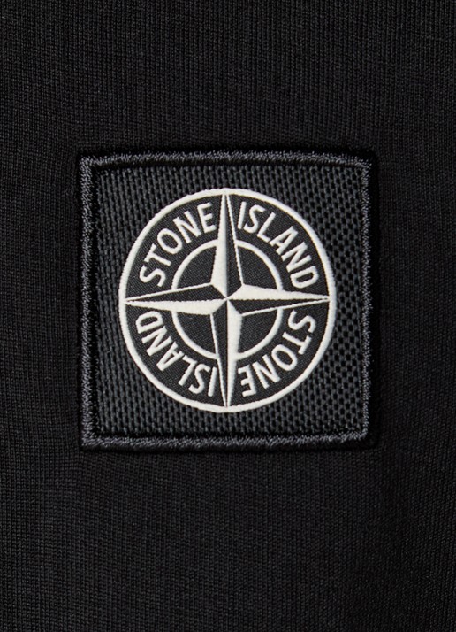Stone Island S0013 T-shirt met logo - detail 4 zwart