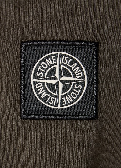 Stone Island S0013 T-shirt met logo - detail 4 grijs