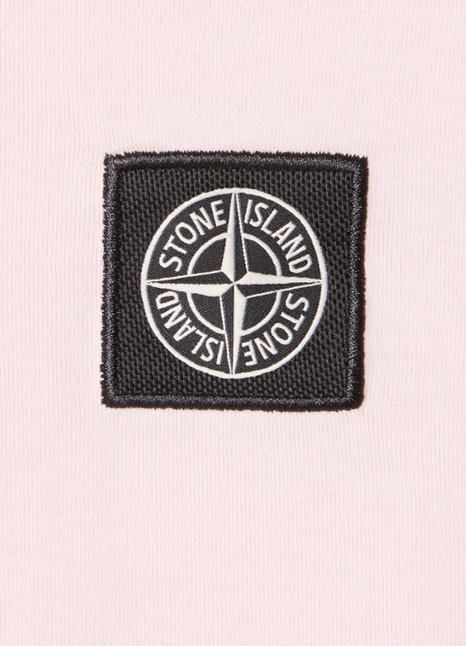 Stone Island S0013 T-shirt met logo - detail 3 roze