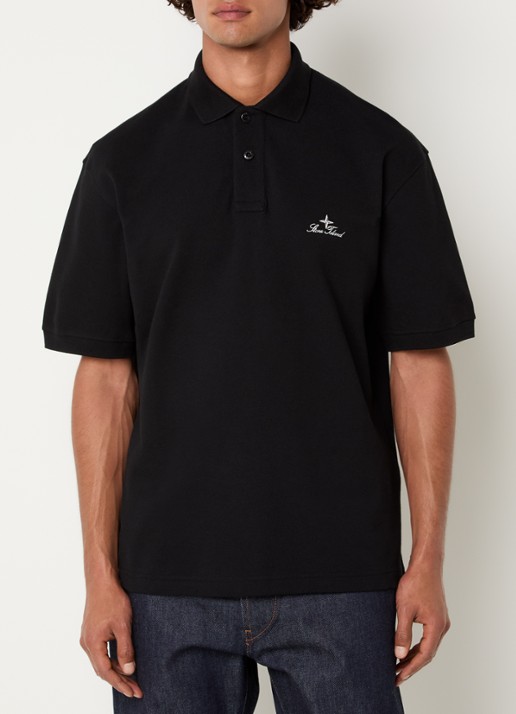 Stone Island S0039 regular fit polo met logoborduring