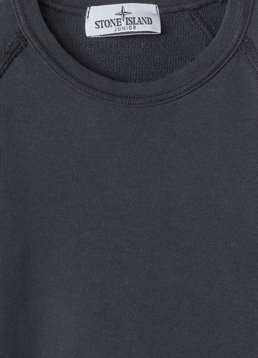 Stone Island S0040 sweater met logo - detail 3 zwart
