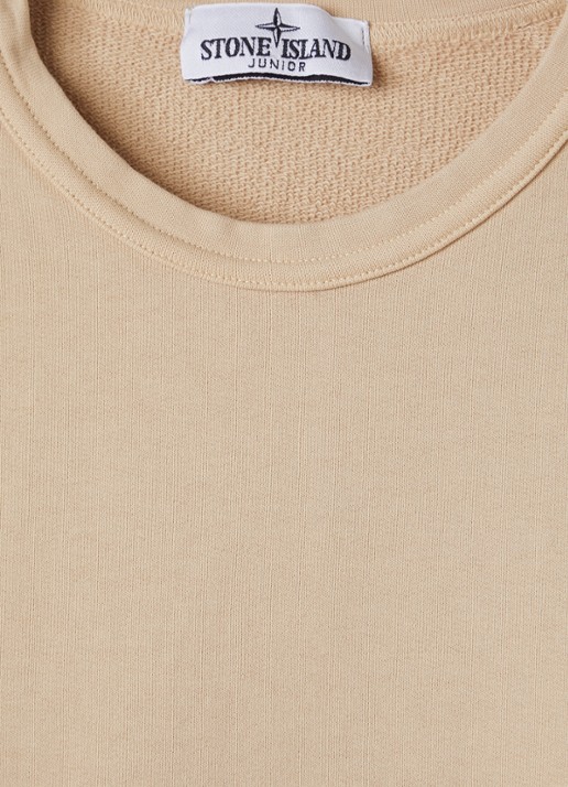 Stone Island S0040 sweater met logo - detail 3 beige