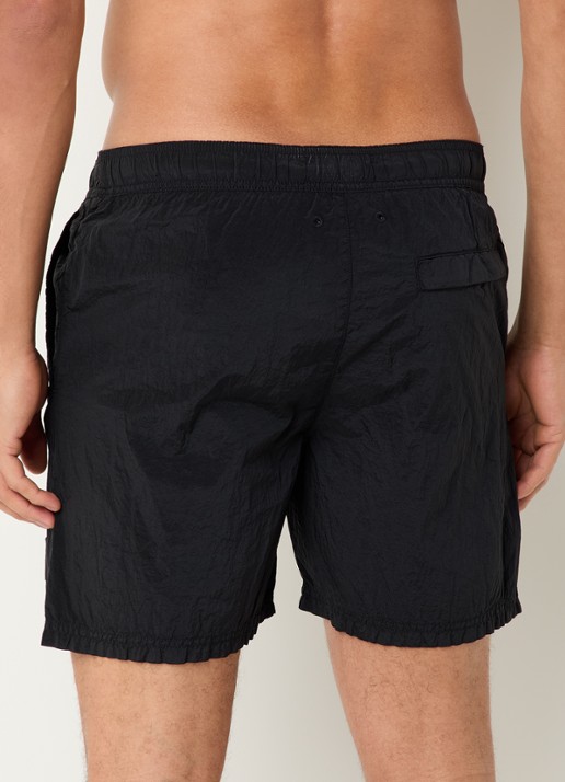 Stone Island S0043 Long zwemshorts met steekzakken - achterkant zwart