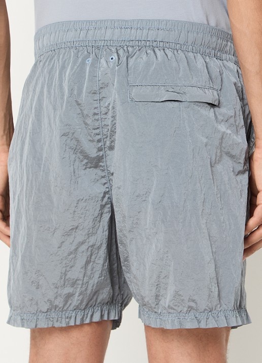 Stone Island S0043 zwemshort met logo en steekzakken - achterkant 3 grijs
