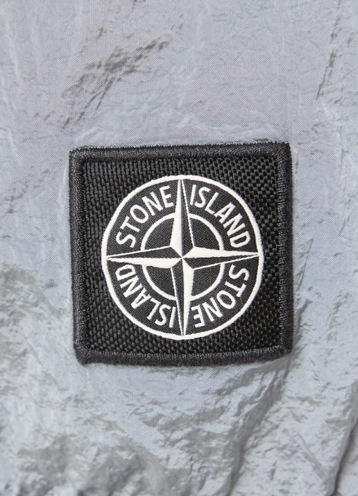 Stone Island S0043 zwemshort met logo en steekzakken - detail 2 grijs