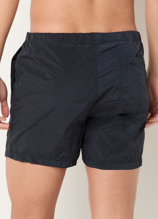 Stone Island S0043 zwemshorts met steekzakken - achterkant donkerblauw