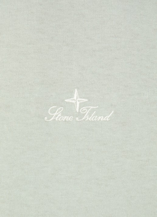Stone Island S0050 T-shirt met logo - detail 5 lindegroen