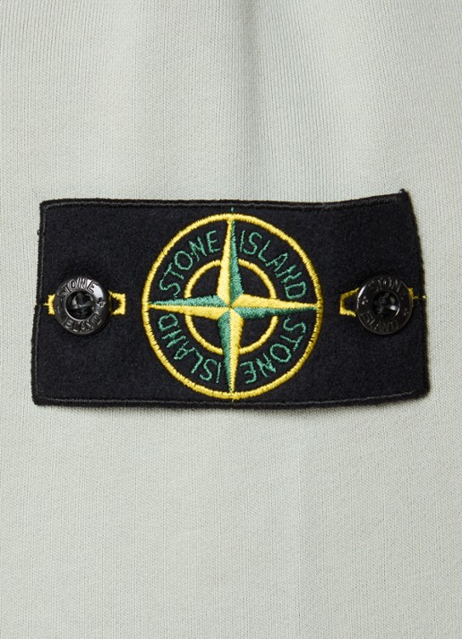 Stone Island S0051 sweater met logo - detail 5 lindegroen