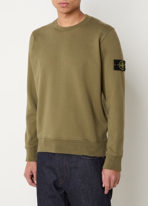 Stone Island S0051 sweater met logo