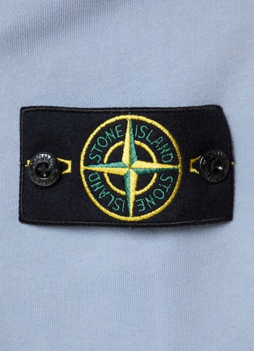 Stone Island S0051 sweater met logo - detail 2 donkerblauw