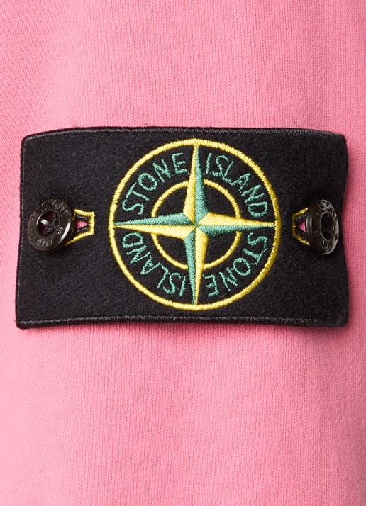 Stone Island S0051 sweater met logo - detail 2 roze