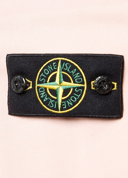 Stone Island S0051 sweater met logo - detail 5 lichtroze