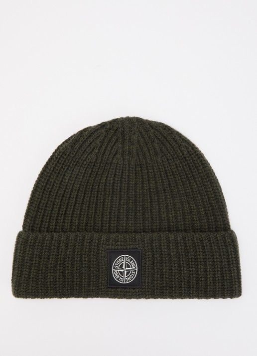 Stone Island S00B4 muts van scheerwol