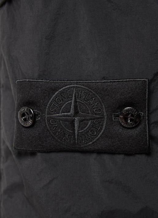 Stone Island S00F6 loose fit cargobroek met steekzakken - detail 3 zwart