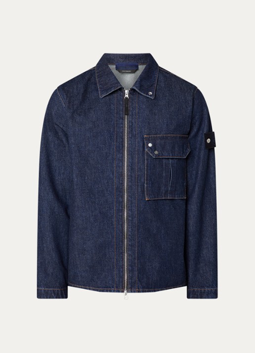 Stone Island S00J7 Spijkerjas met borstzak