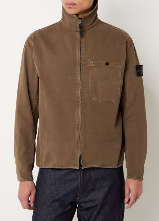 Stone Island S0184 spijkerjas met borstzak en logo