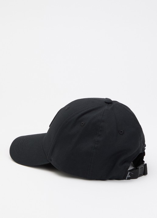 Stone Island S0248 pet met logoborduring - detail 2 zwart