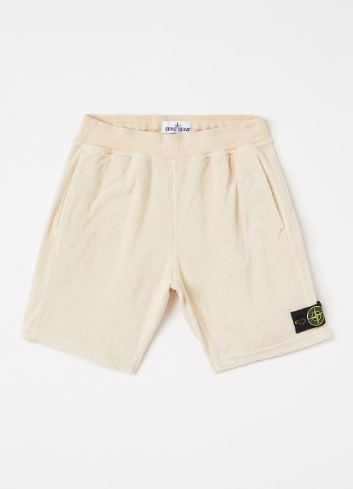 Stone Island S0308 straight fit korte broek van badstof