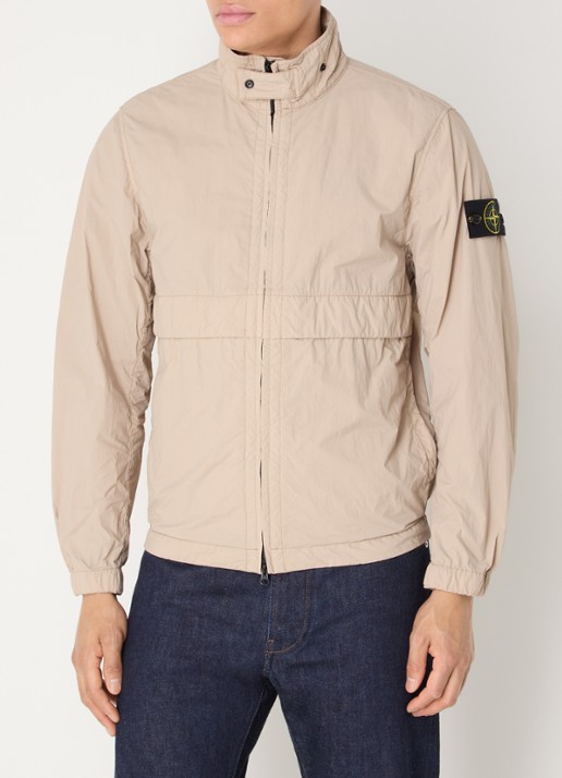 Stone Island S0345 Windjack met steekzakken - detail 4 beige