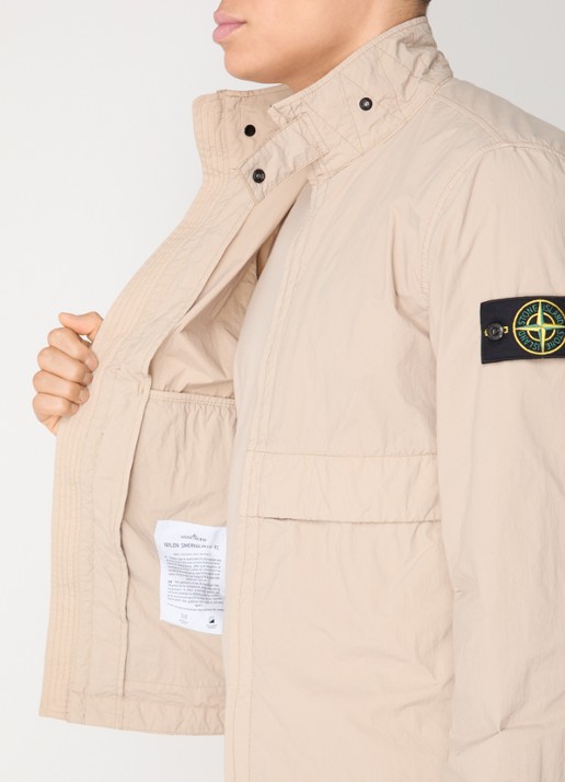 Stone Island S0345 Windjack met steekzakken - detail 5 beige