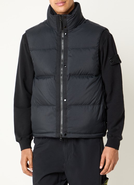Stone Island S0483 gewatteerde bodywarmer met donsvulling