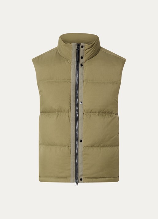 Stone Island S0483 gewatteerde bodywarmer met donsvulling